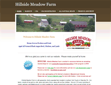 Tablet Screenshot of hillsidemeadowfarm.com